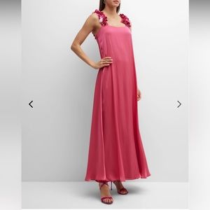 Badgley Mischka Collection
Floral Beaded-Strap Overlay Gown size 6